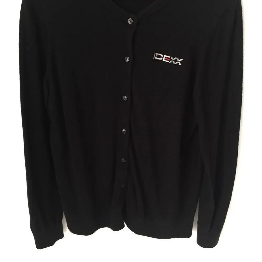 L.L. Bean Black Button Front Cardigan - Picture 5 of 9